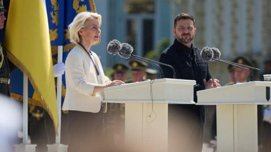 Зеленський і фон дер Ляєн у Києві: Корецький як кандидат у прем’єри та новий оборонний пакет ЄС