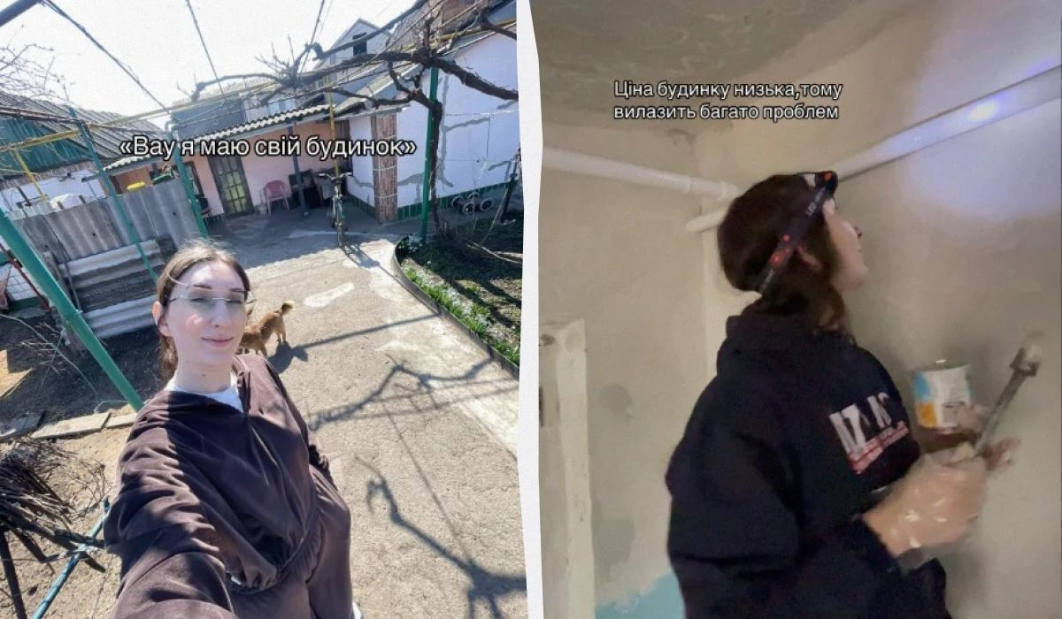 Аліна з Дніпропетровщини озвучила у TikTok головні висновки після року ремонту хати