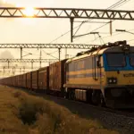 електровоз на коліях Придніпровської залізниці